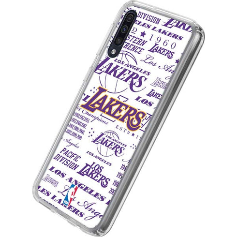 NBA LA Lakers Historic Blast Galaxy A50 Clear Case